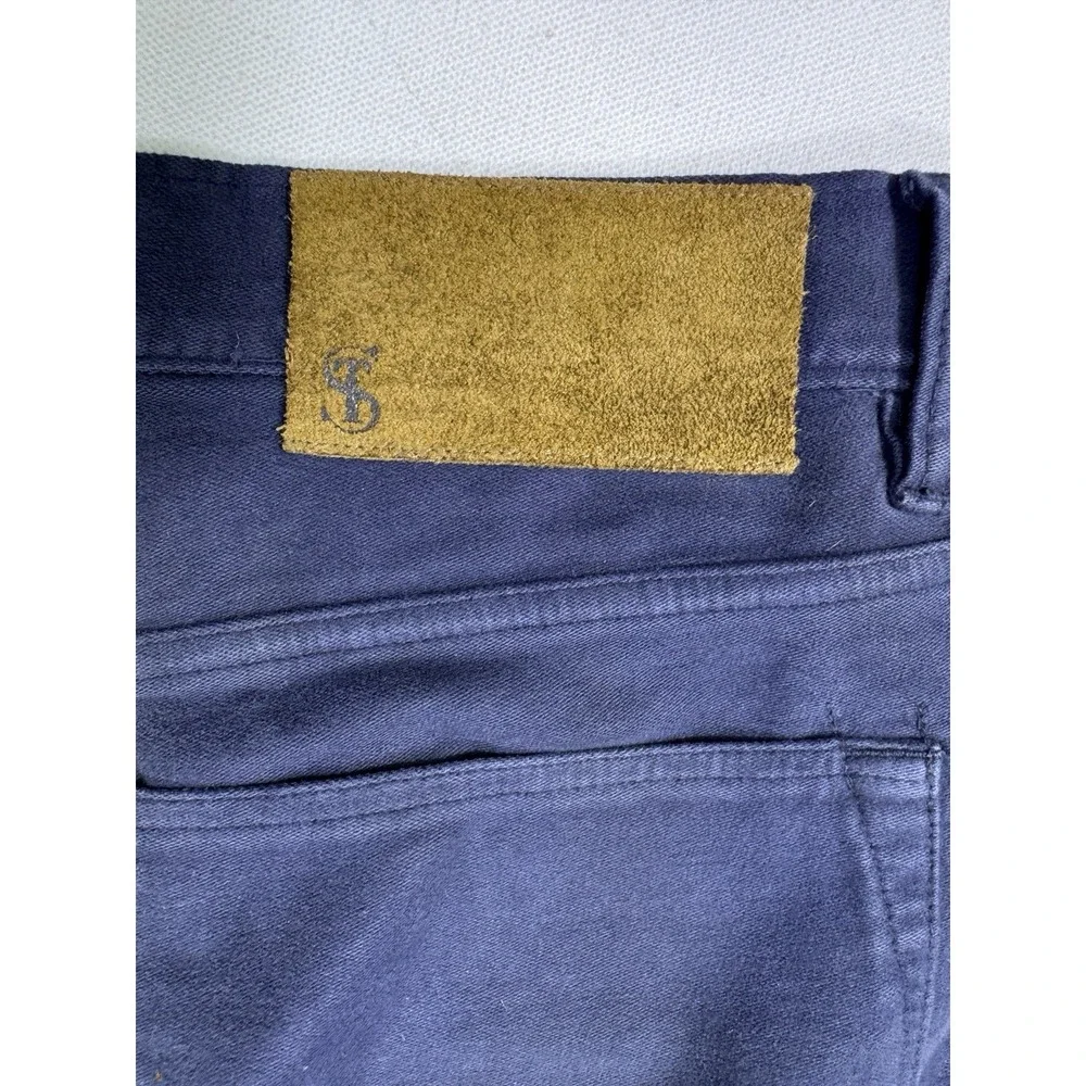 Todd Snyder Pants Men's 33x32 (35x29) Slim Fit Blue Smart Money Modern